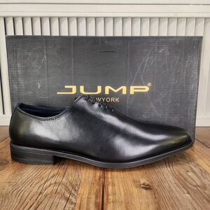Jump New York Monaco Oxfords Dress Shoes Men Sz 7 M Black Leather Preppy Formal